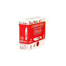 Swann Morton No.10 STERILE Curved Carbon Steel Scalpel Blades