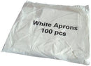 Disposable Polythene Aprons - Pack Of 100 - 10MU - Blue