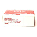 Swann Morton No.10 STERILE Curved Carbon Steel Scalpel Blades