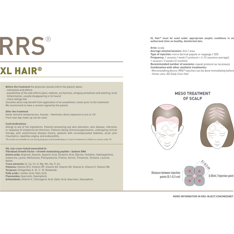 RRS® XL HAIR® - 6 x 5ml