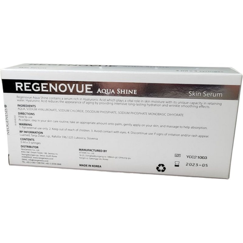 REGENOVUE Aqua Shine (3 x 3ml)