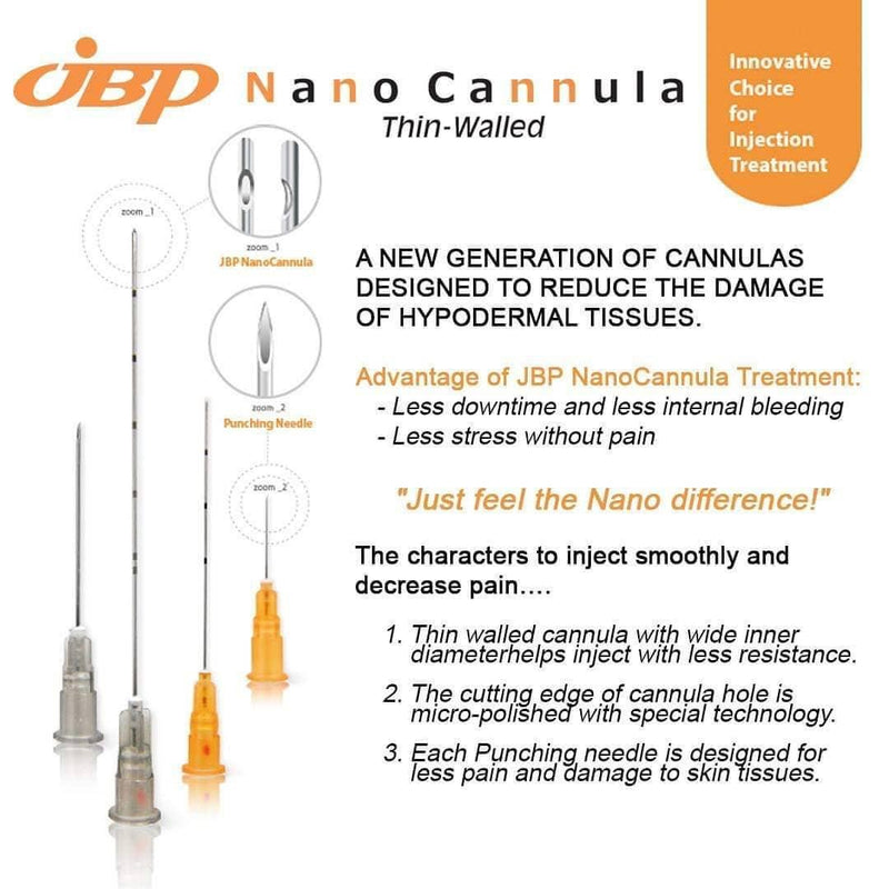 JBP Nano Cannula 27G 50mm UTW